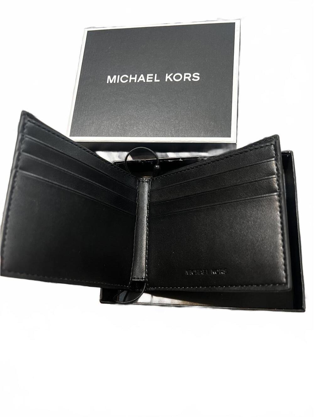Michael Kors Jet Set Men's Wallet Brown/Black - Picture 5 of 8